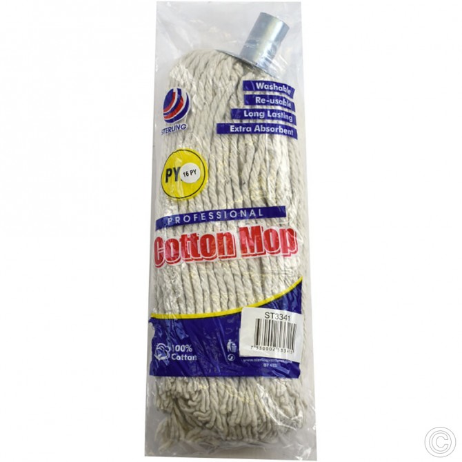Jumbo Cotton Mop Heads Metal PY16 image