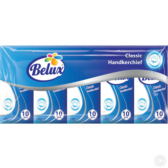 Belux Pocket Tissues 3PLY 10s PAPER DISPOSABLE image