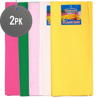Thick Cotton Washable Placemats 2PK 35 x 49cm