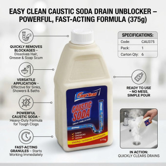 Easy Clean Caustic Soda 375gram