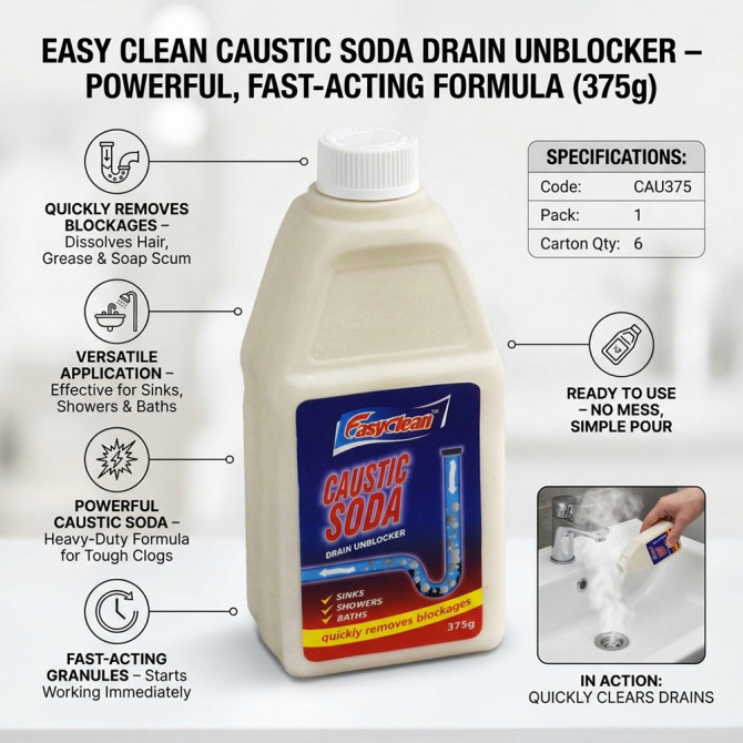 Easy Clean Caustic Soda 375gram image