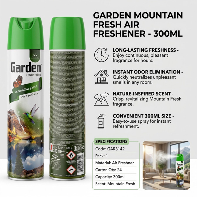 Garden Air Freshner 300ML MOUNTAIN FRESH