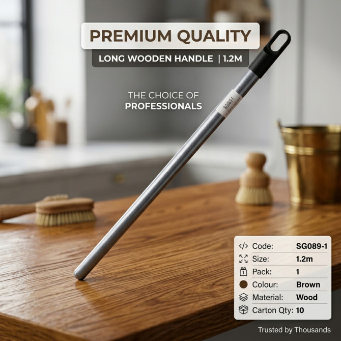 Long Wooden Handle 1.2M Cleaning Products image