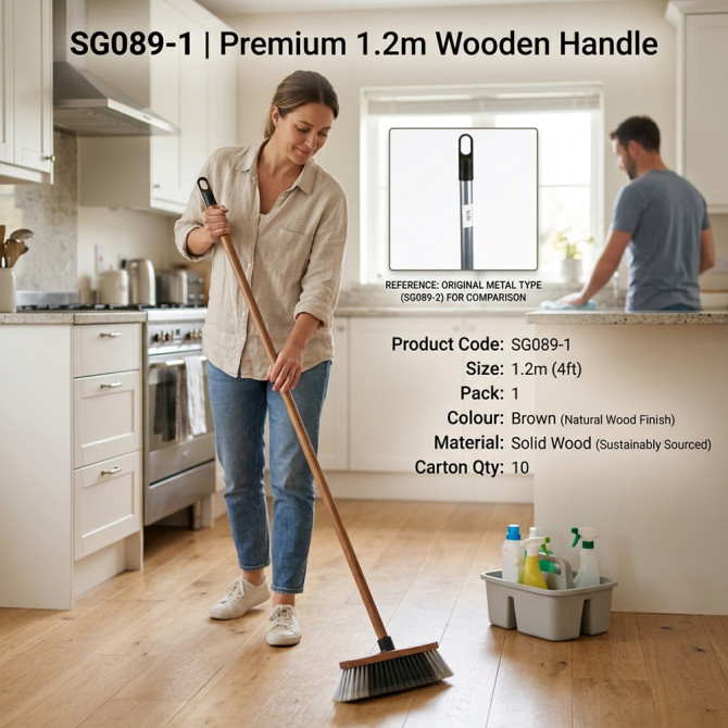 Long Wooden Handle 1.2M Cleaning Products image