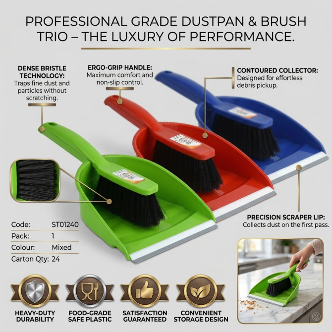 Luxury Dustpan Brush image