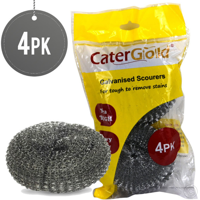 W25 Galvanised Steel Scourer 4pack image