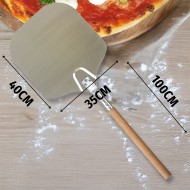 Aluminium Pizza Peel Spade 35x40x100cm