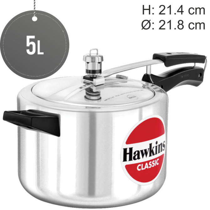 Hawkins Classic 5L Pressure Cooker image