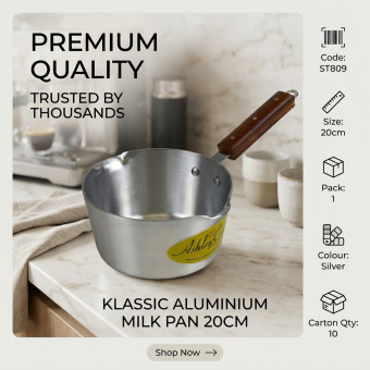 Klassic Aluminium Milk Pan 20cm