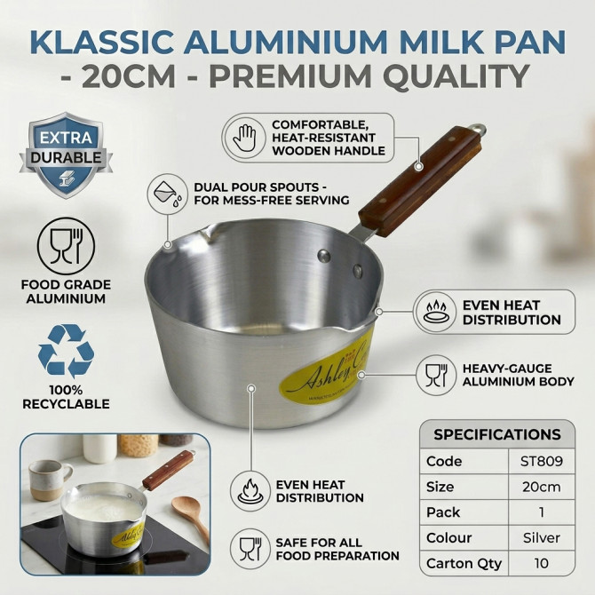Klassic Aluminium Milk Pan 20cm ALUMINIUM COOKWARE, COOKWARE image