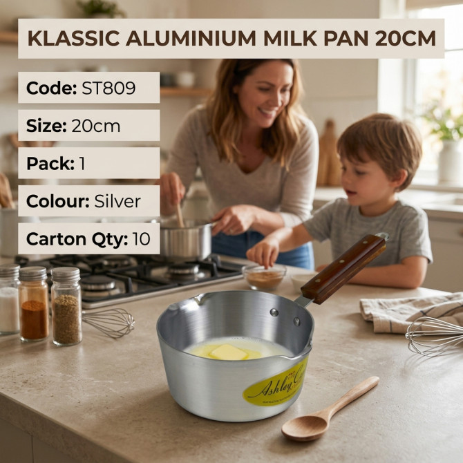 Klassic Aluminium Milk Pan 20cm ALUMINIUM COOKWARE, COOKWARE image