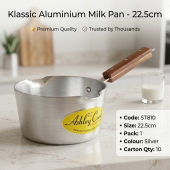Klassic Aluminium Milk Pan 22.5cm
