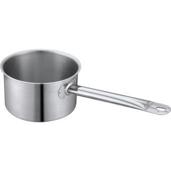 HorecaGold Stainless Steel High Body Induction Sauce Pan with Lid 120mm