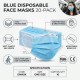 Blue Disposable Face Masks 20pack image