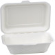 HorecaGold Sugarcane Clamshell Lunch Box 600ml 7.5 image