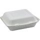 HorecaGold Sugarcane Clamshell Meal Box 9 DISPOSABLES, BAGASSE DISPOSABLE image