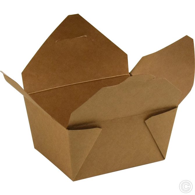 HorecaGold No.1 Snack Box Brown 50pk 750ml/26oz (130/112x106/90x-65mm) image