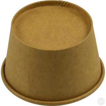 HorecaGold Paper Portion Pot Kraft 50pk 56ml/2oz