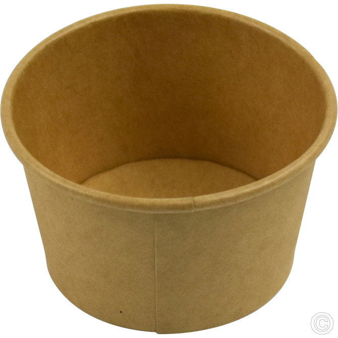 HorecaGold Paper Portion Pot Kraft 50pk 56ml/2oz image