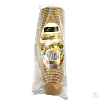 HorecaGold Paper Portion Pot Kraft 50pk 56ml/2oz
