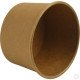 HorecaGold Paper Soup Cup With Lid Kraft 25pk 227ml/8oz image