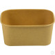HorecaGold Rectangular Container With PET Lid Kraft 25pk 1000ml/35oz image