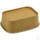 HorecaGold Rectangular Container With PET Lid Kraft 25pk 750ml/26oz DISPOSABLES image