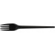 CaterGold Reusable Plastic Forks Black 100pk DISPOSABLES, REUSABLE PLASTIC DISPOSABLE image
