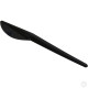 CaterGold Reusable Plastic Knives Black 100pk image