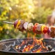 BBQ Skewer 24'' 6MM With Wood Handle BARBECUE image