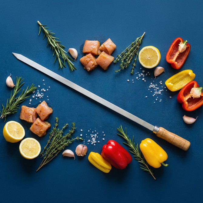 Barbecue Skewer / Kebab Stick 24