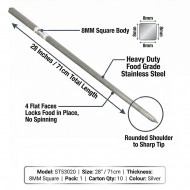 Barbecue BBQ Skewer / Kebab Stick 28