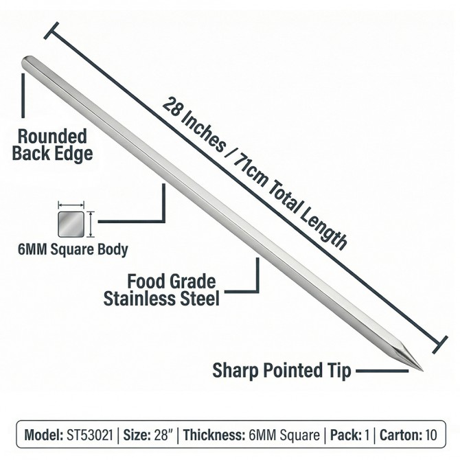 Barbecue Skewer / Kebab Stick 28