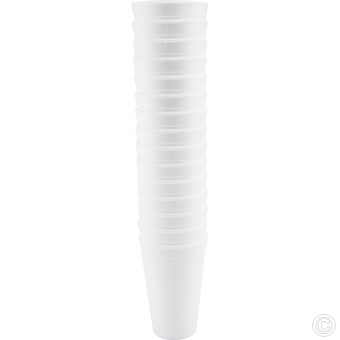 Disposable Foam Cups 12oz / 330ml 15pack (no lids)