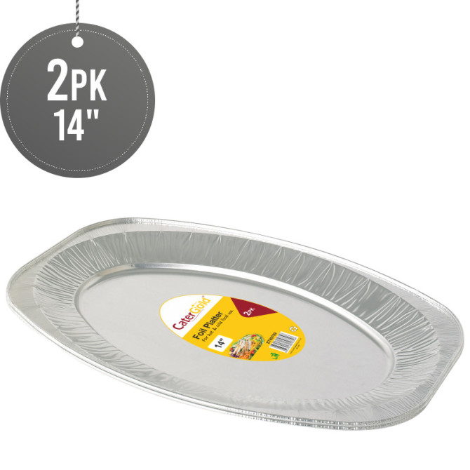 Aluminium Oval Foil Platter 14