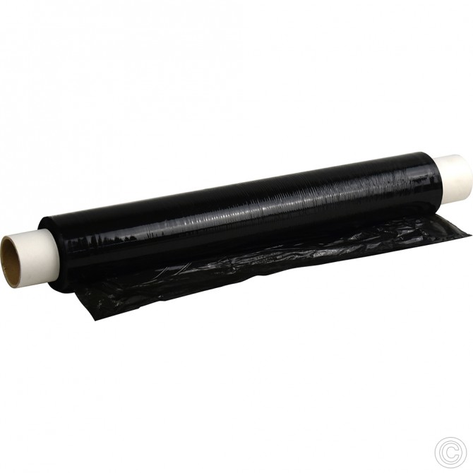BLACK Pallet Wrap 500mm Extended Core FOIL PRODUCTS image