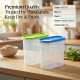 Plastic Kitchen Storage Box Dry Food Dispenser 2L FOOD STORAGE image