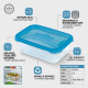 Plastic Microwave Airtight Food Container 1.2L FOOD STORAGE image