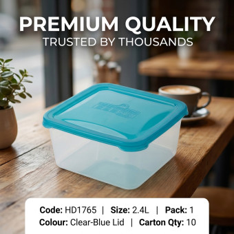 Plastic Microwave Airtight Food Container 2.4L