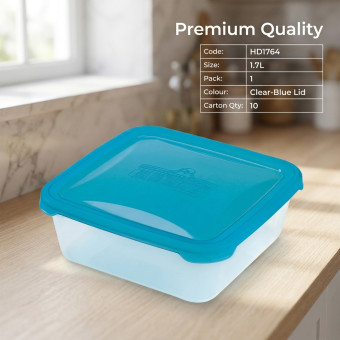 Plastic Microwave Food Container 1.7L