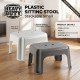 Heavy Duty Plastic Sitting Stool Stackable Small image