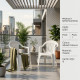 Strong High Grade Plastic Outdoor Garden Home Dining Arm Chair for Adults FURNITURE & FITTINGS image