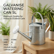 Galvanise Watering Can 5L