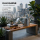Galvanise Watering Can 5L image