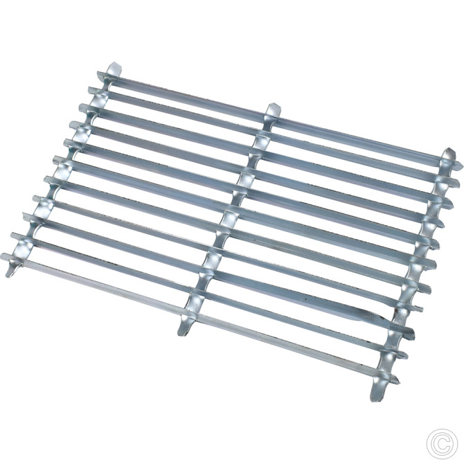 Galvanised Scraper Mat 50 x 33cm GARDEN ACCESSORIES image
