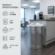 Galvanised Trash Bin Large 90L image