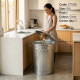 Galvanised Trash Bin Large 90L image