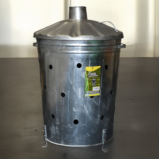 Galvanised Large Incinerator 90L OUTDOOR, INCINERATORS & BINS image
