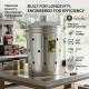 Galvanised Large Incinerator 90L OUTDOOR, INCINERATORS & BINS image