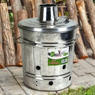 Galvanised Mini Incinerator 15L